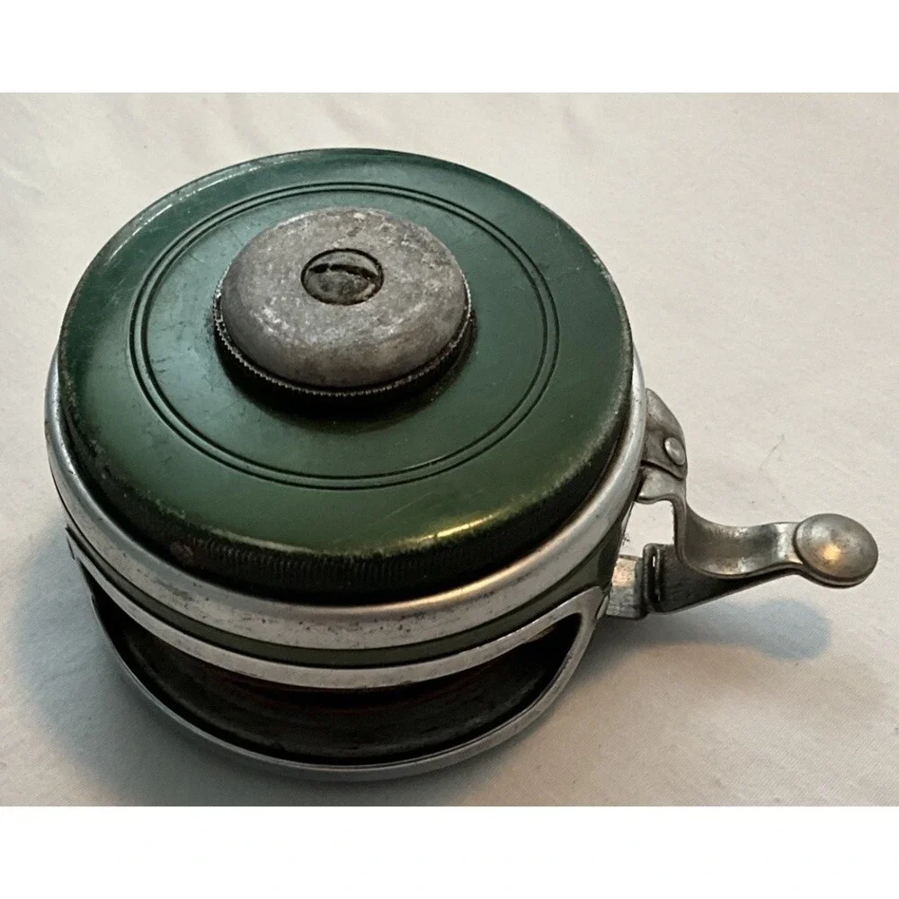 Vintage Shakespeare Silent Tru-Art Automatic Fishing Reel #1847 Made USA